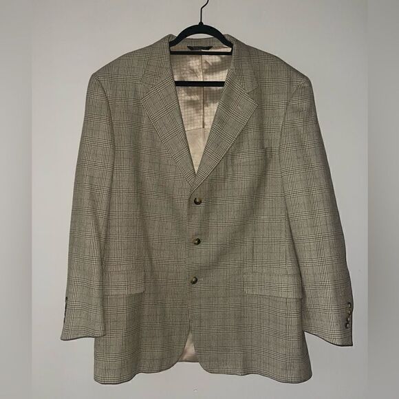 Tommy Hilfiger Vintage Tweed Blazer Size 43R - Picture 7 of 16